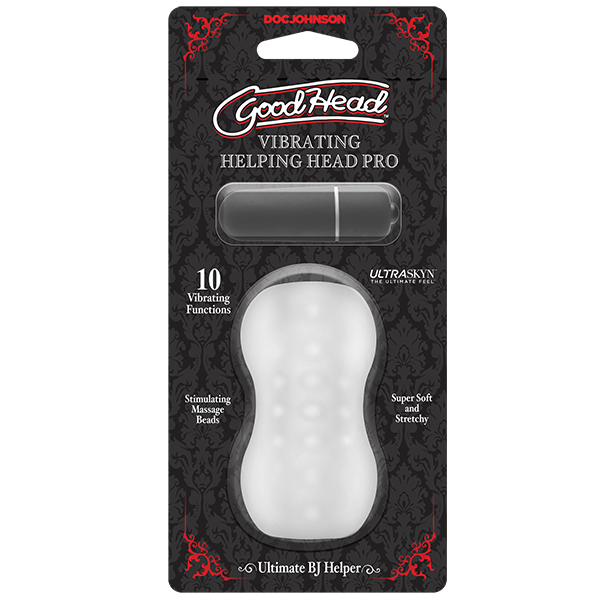 GoodHead Vibrating Helping Head Pro Ultimate BJ Helper - Thorn & Feather