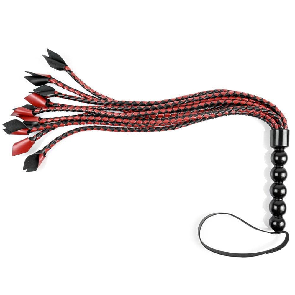Sportsheets Saffron Braided Flogger - Thorn & Feather