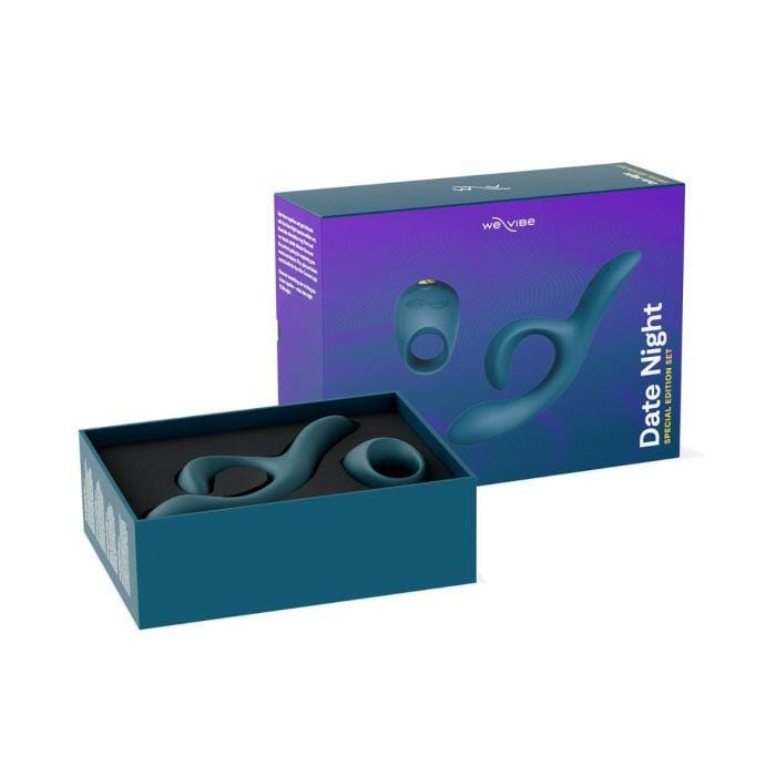 We-Vibe Date Night Couple's Vibrator Set - Green Velvet - Thorn & Feather