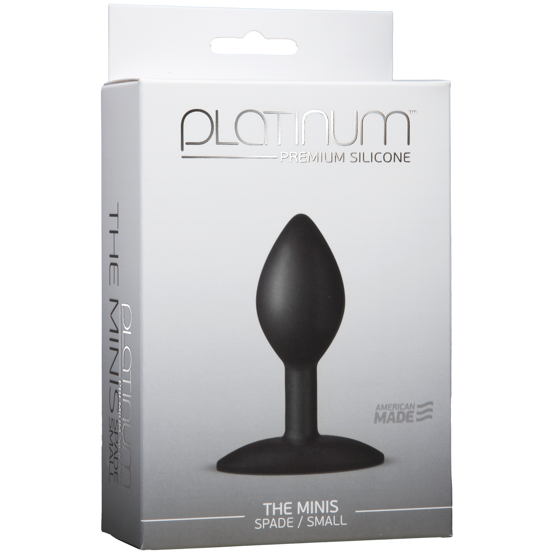 Platinum Premium Silicone The Mini's Spade - Small, Black -T&F 3YRS Anniversary Sale - Thorn & Feather