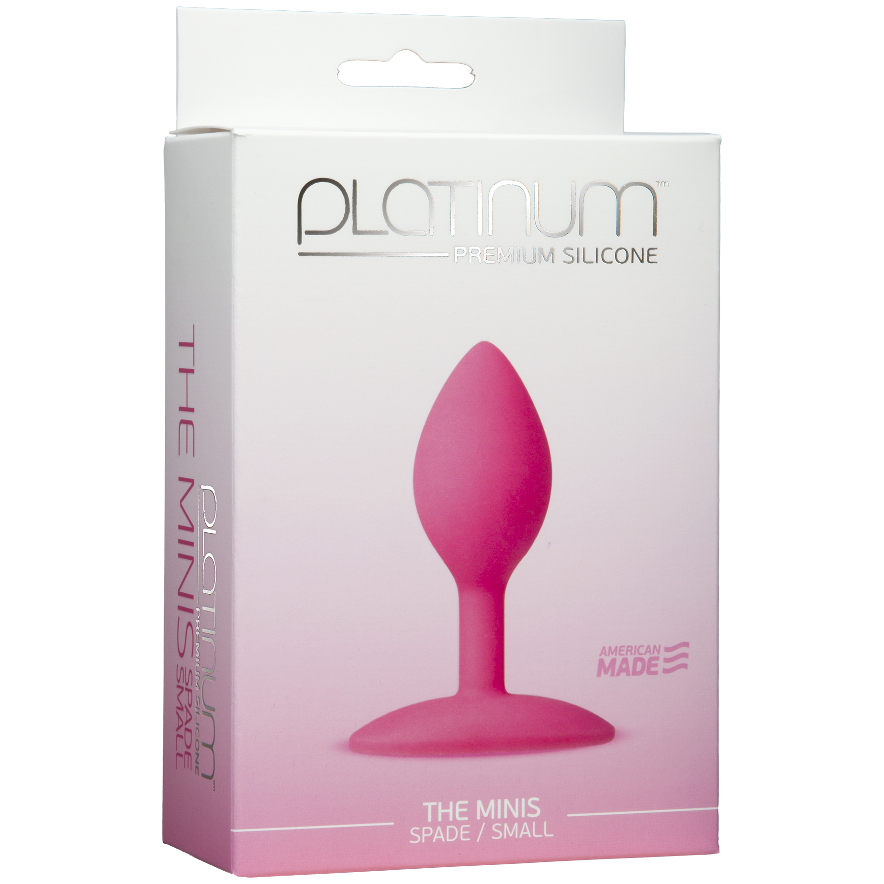 Platinum Premium Silicone The Mini's Spade - Small, Pink - Thorn & Feather