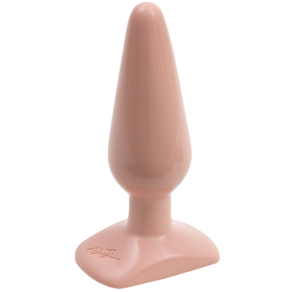 Classic Smooth Butt Plug - Medium, White