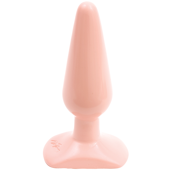 Classic Smooth Butt Plug - Medium, White