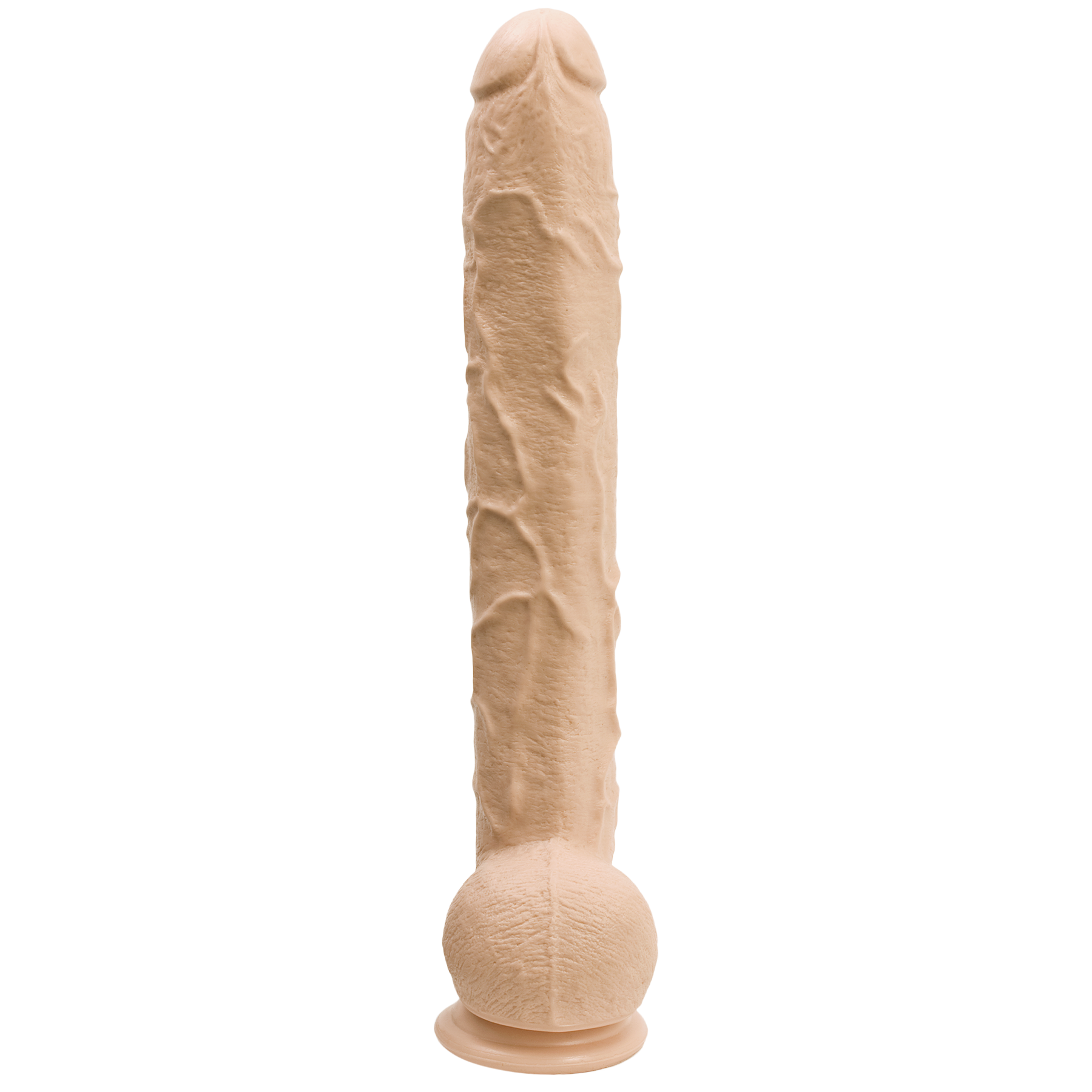 Dick Rambone Extreme Size Cock - White, 16" - Thorn & Feather