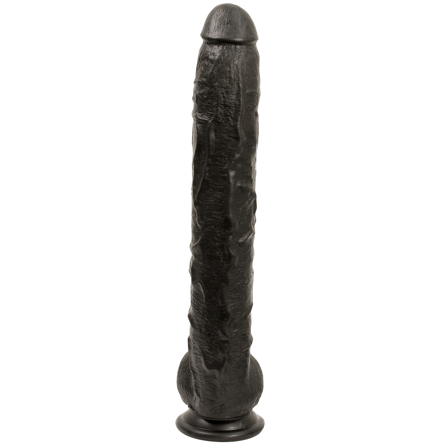 Dick Rambone Realistic Cock - Black, 16" - Thorn & Feather