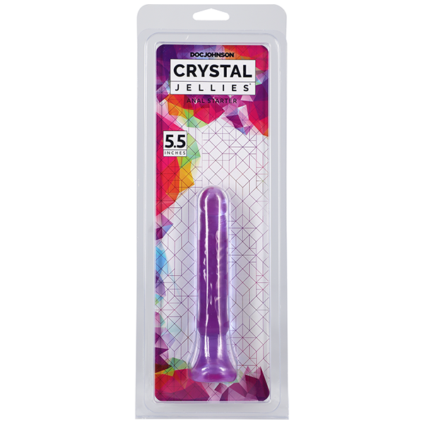 Crystal Jellies 5.5" Anal Starter - Purple