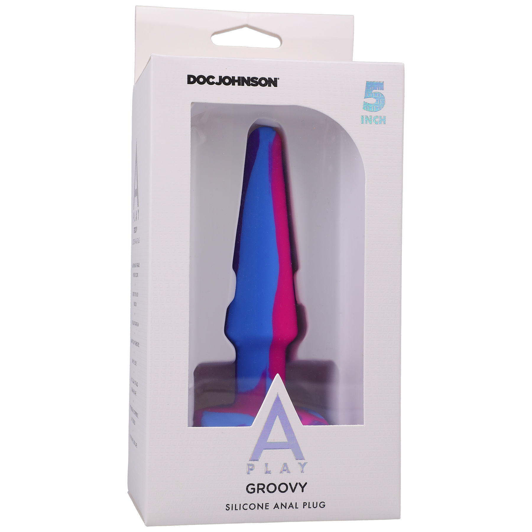 Silicone Anal Plug - 5 inch, Berry - Thorn & Feather