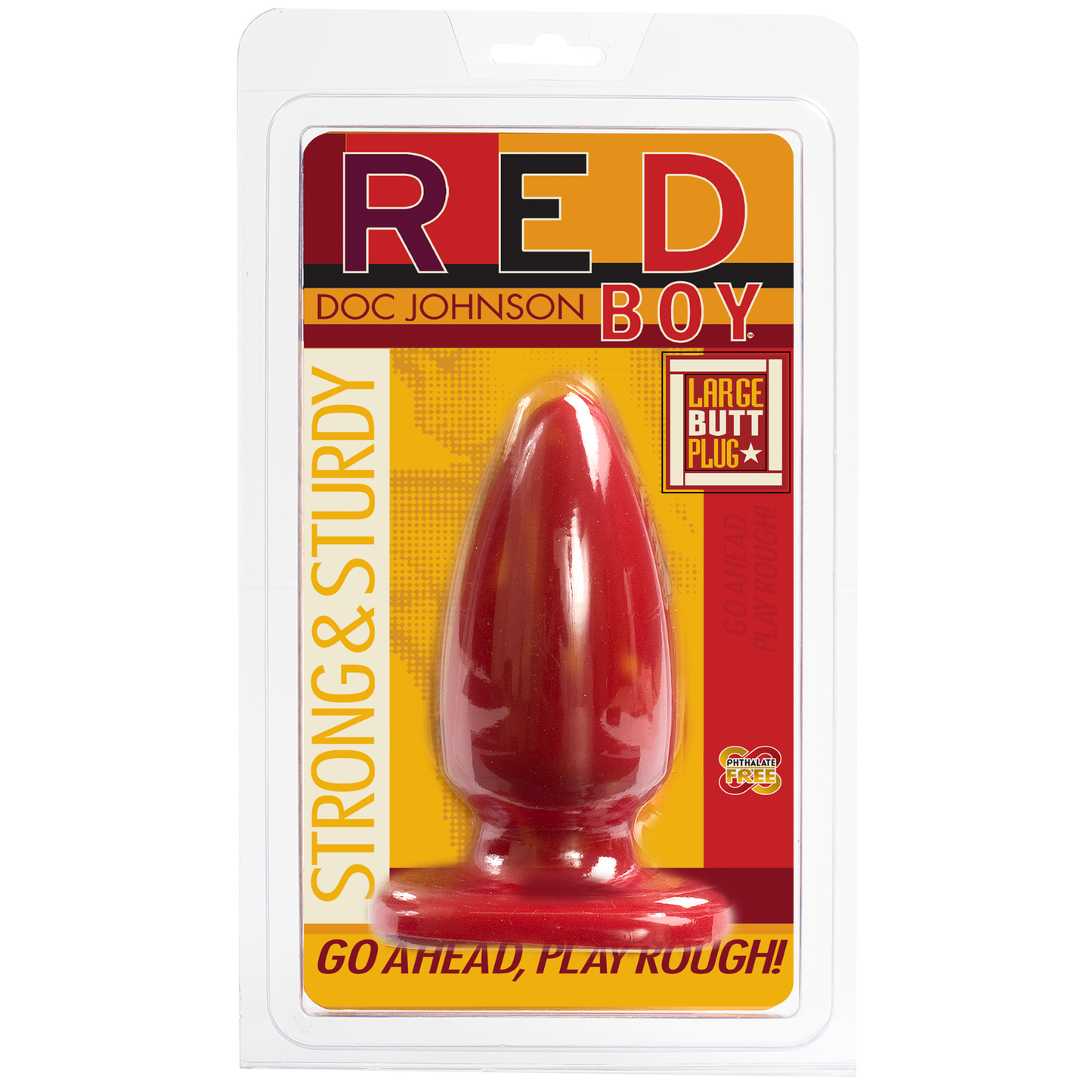 Red Boy Large 5" Butt Plug - Thorn & Feather