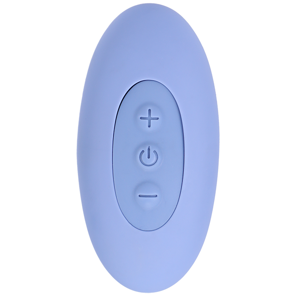 Tryst Duet Double Ended Vibrator w Wireless Remote - Periwinkle Blue