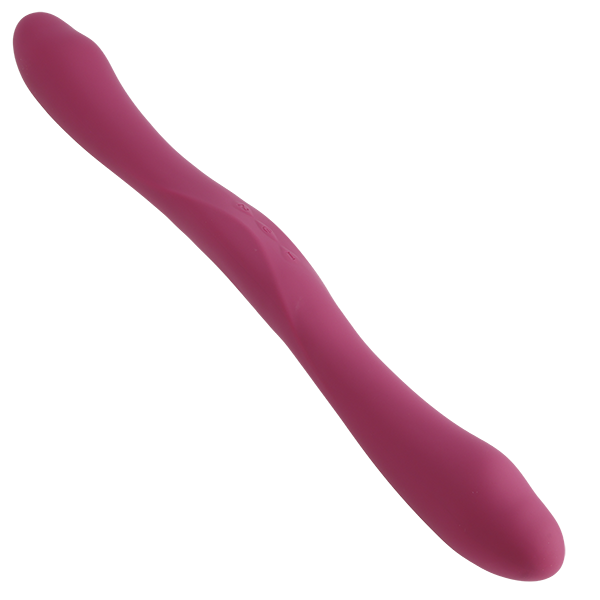 Tryst Duet Double Ended Vibrator w Wireless Remote - Berry Red