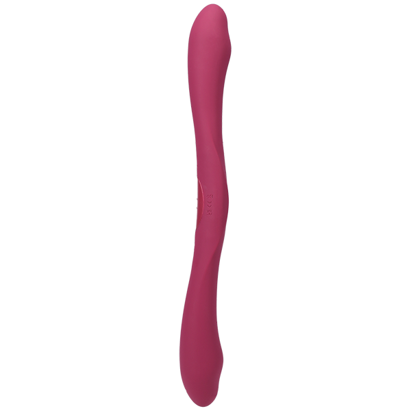 Tryst Duet Double Ended Vibrator w Wireless Remote - Berry Red