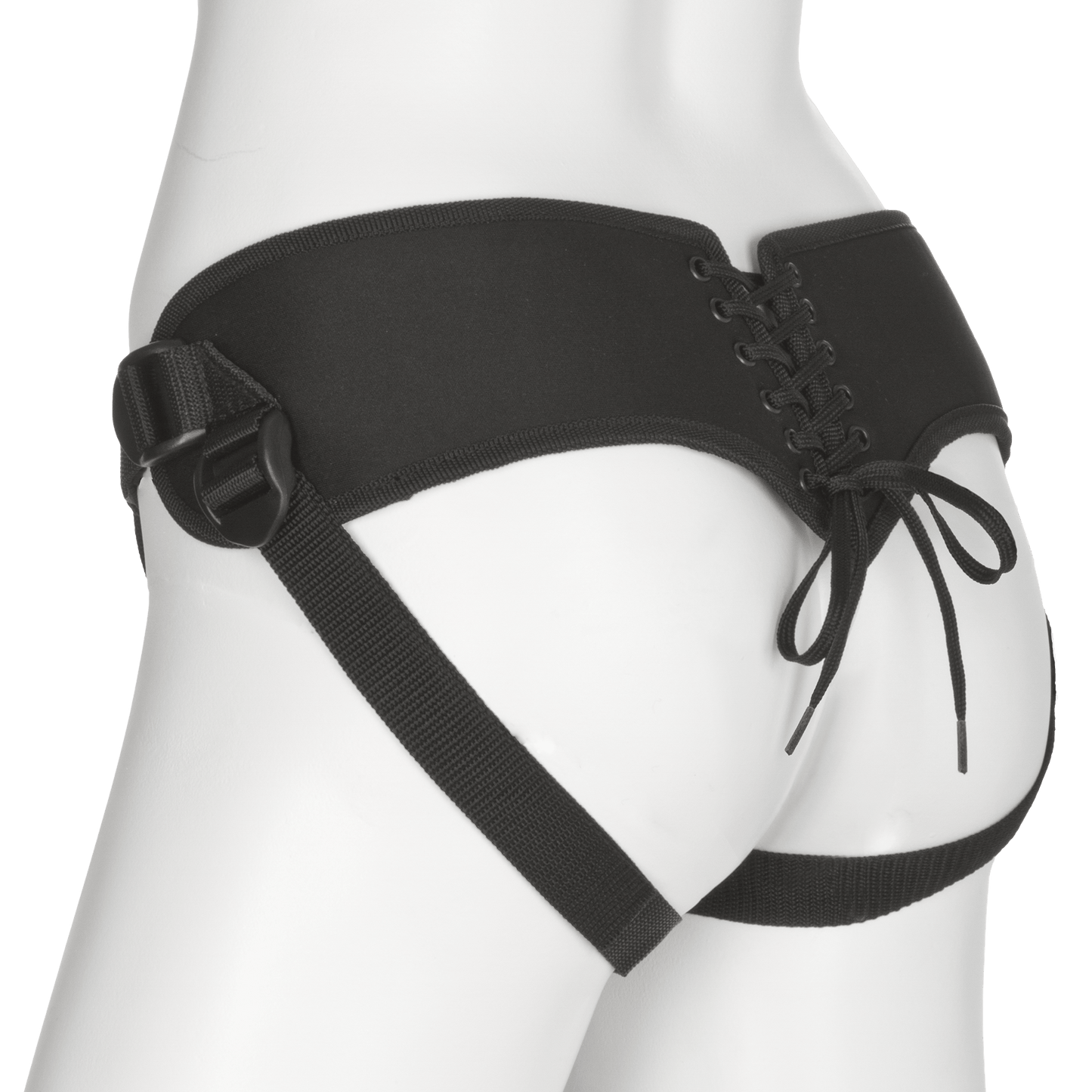 Vac-U-Lock Platinum Edition Corset Harness - Black - Thorn & Feather