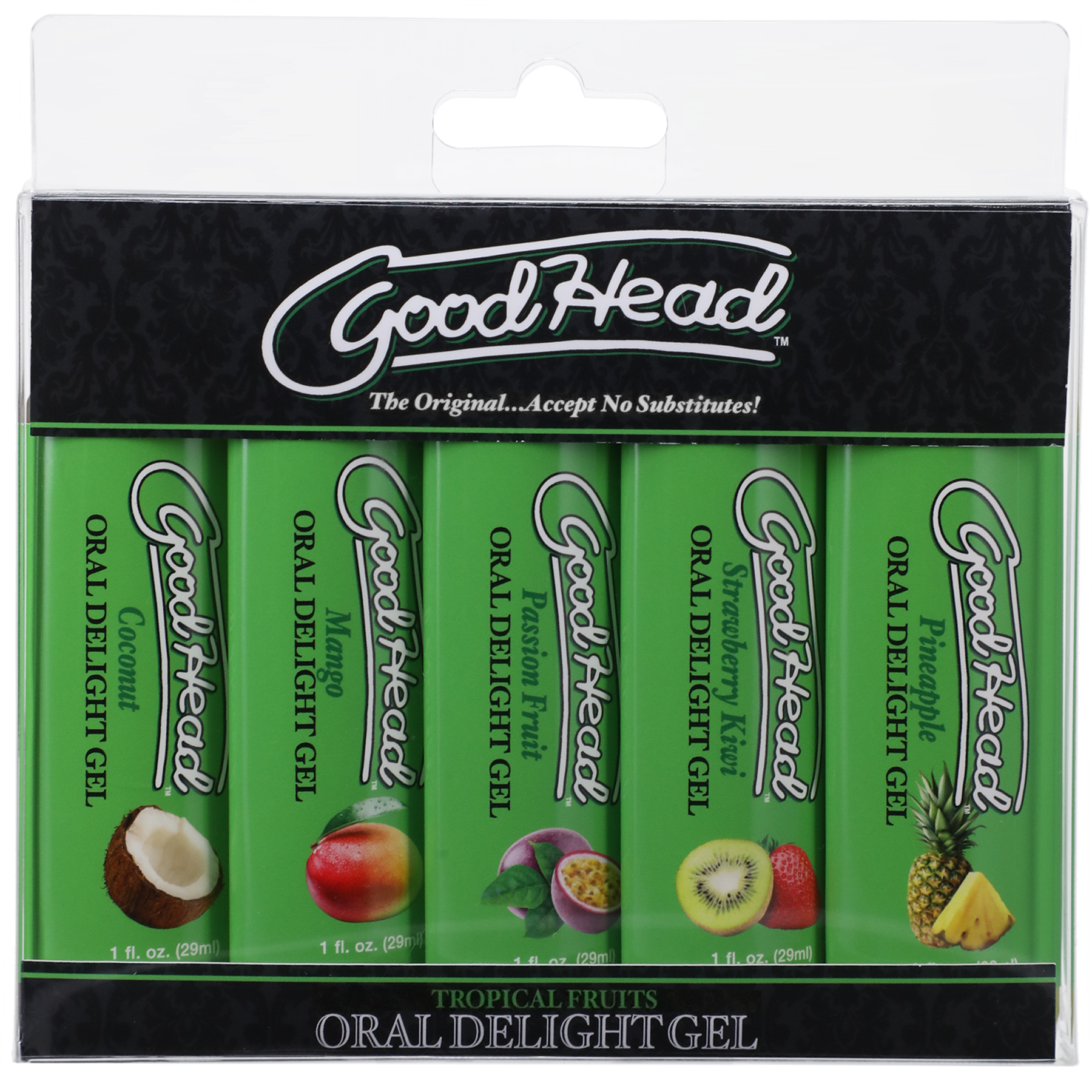 GoodHead Oral Delight Gel Tropical Fruits - 5 Pack, 1 fl. oz. - Thorn & Feather