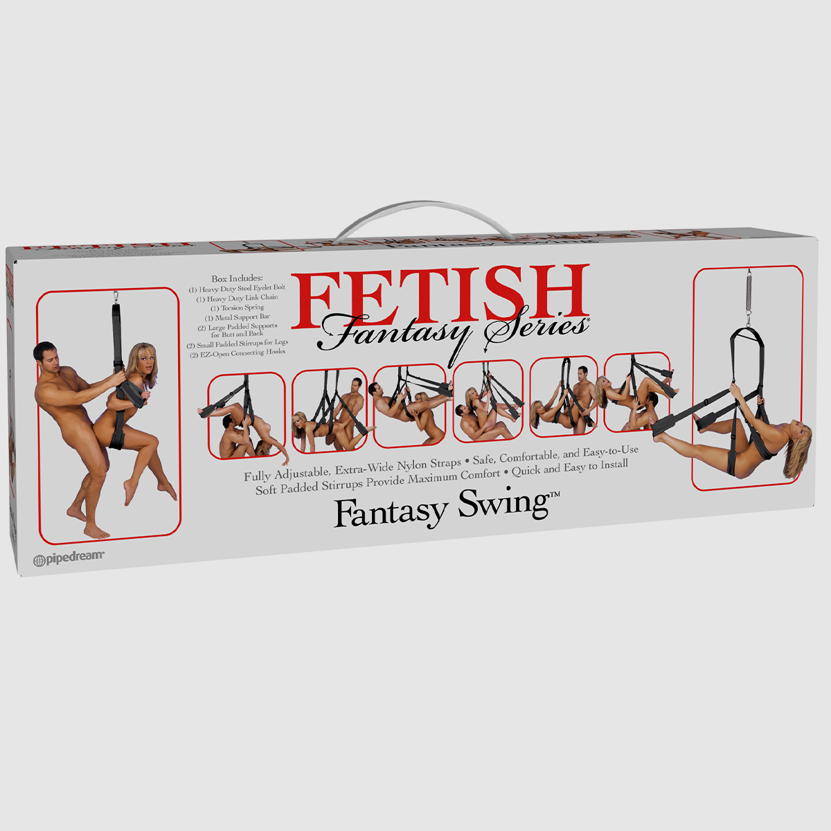 Fetish Fantasy Series Fantasy Swing - Black - Thorn & Feather