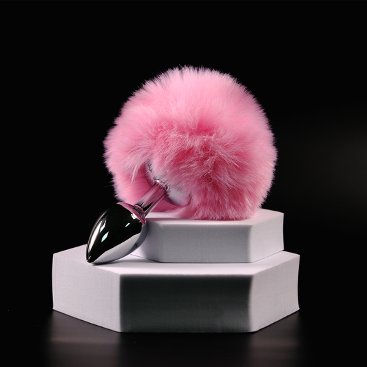 Thorn & Feather Bunny Tail Plug - Pink