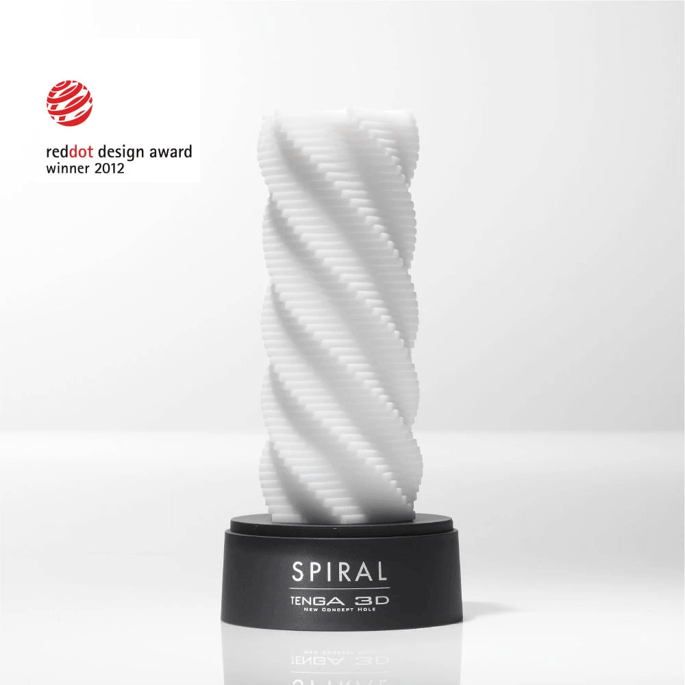 Tenga 3D Male Masturbation Sleeve - Spiral - Thorn & Feather