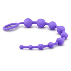 Silicone 10 Beads - Purple - Thorn & Feather