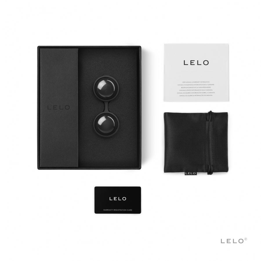 Lelo Beads Noir Ben Wa Balls - Black - Thorn & Feather