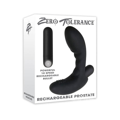 Zero Tolerance Silicone Rechargeable Eternal P-Spot - Black - Thorn & Feather