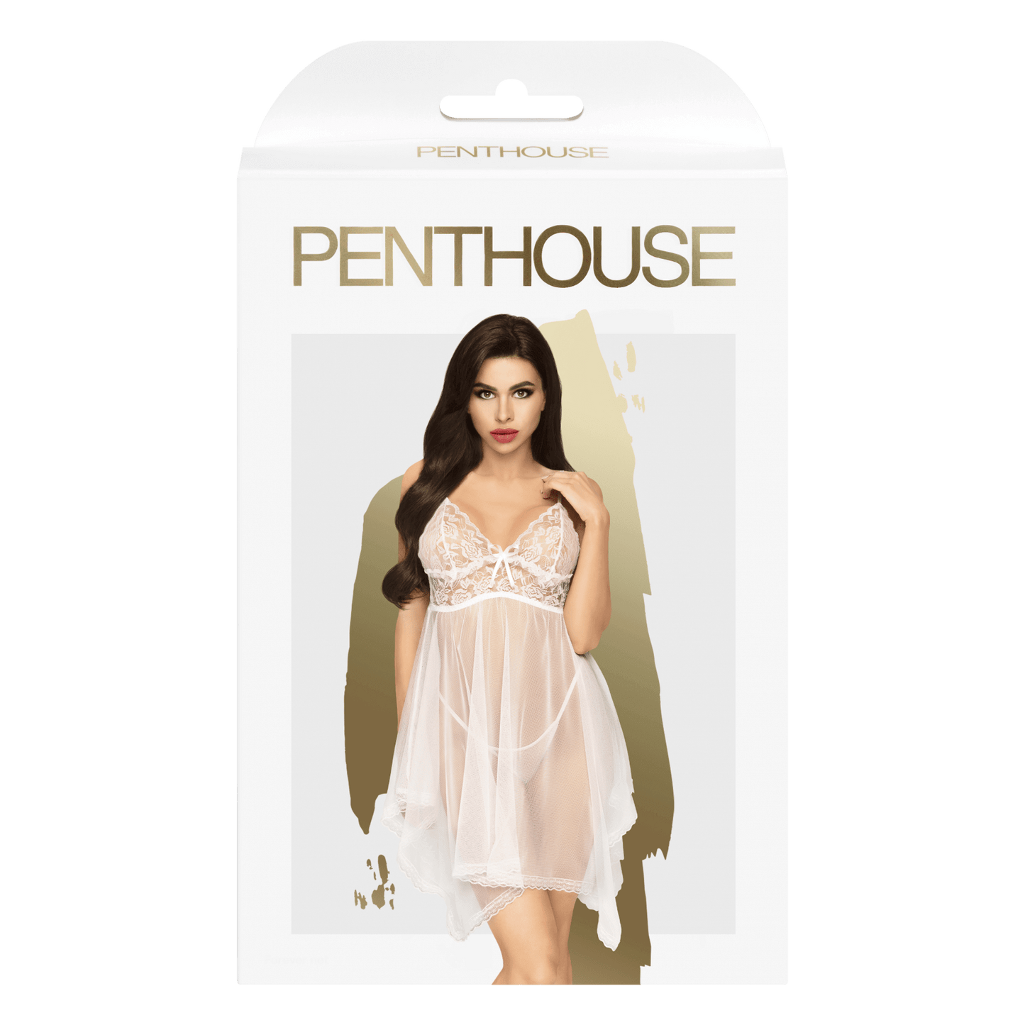 Penthouse - Naughty Doll - White - Thorn & Feather