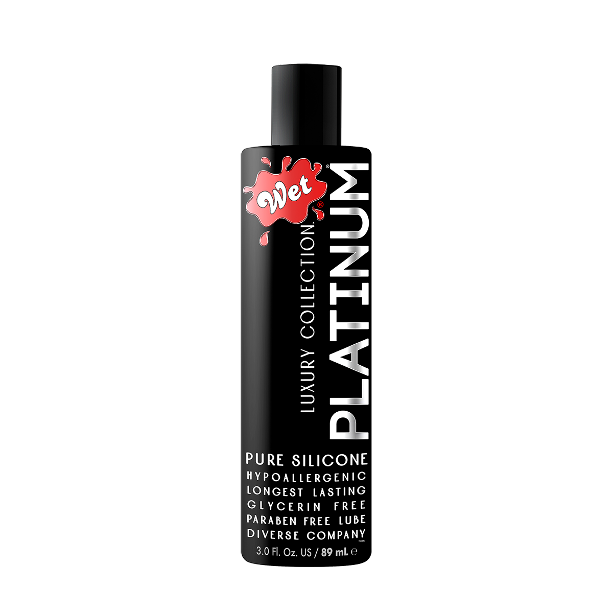 Wet Platinum Formula Silicone Lubricant - 3 oz, 89 ml - Thorn & Feather