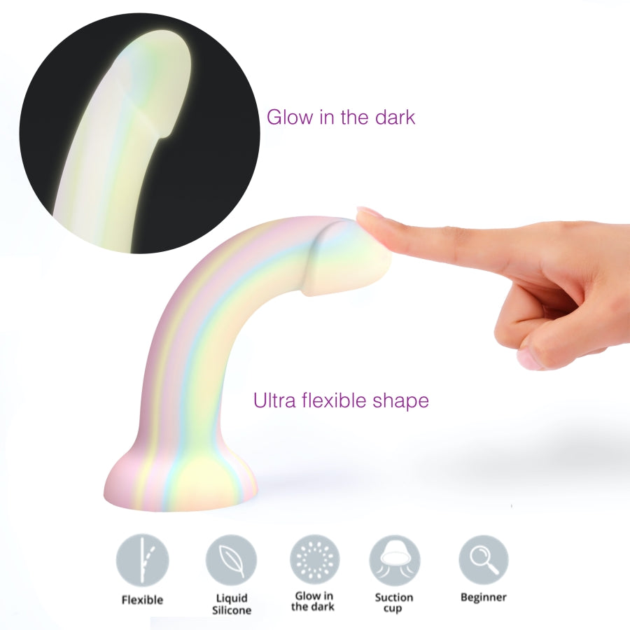 Dildolls Fantasia Glow In The Dark Dildo - Thorn & Feather