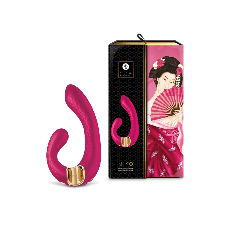 Shunga MIYO Double Pleasure Massager - Thorn & Feather