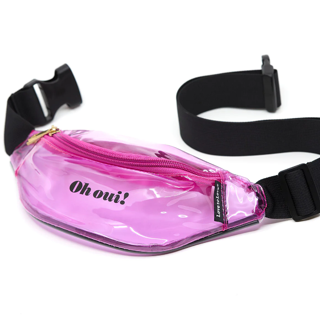 Oh Oui Banana Vibrating Dildo In Banana Bag - Danger Pink - Thorn & Feather