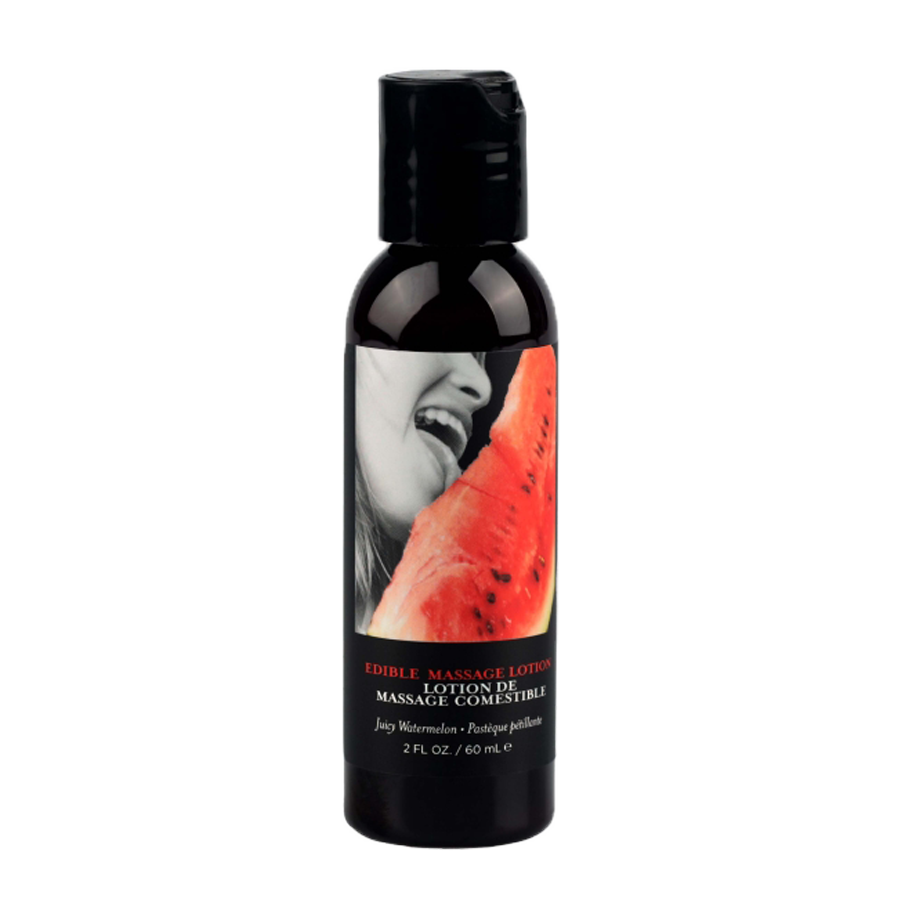 Earthly Body Edible Massage Lotion - Watermelon, 2oz/40ml