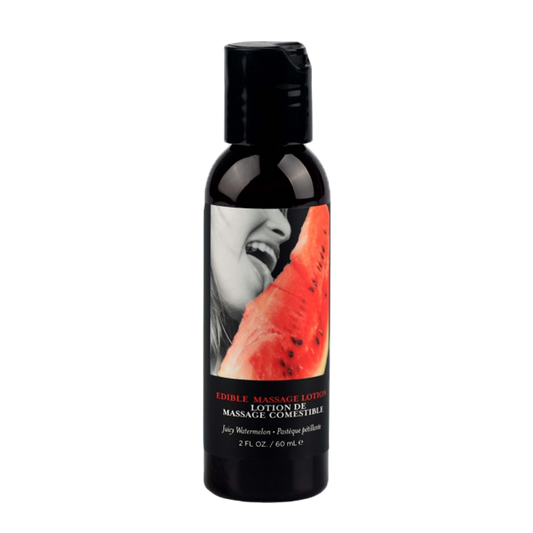 Earthly Body Edible Massage Lotion - Watermelon, 2oz/40ml