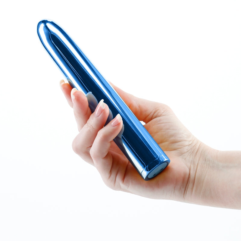 Chroma 7" Slim Vibrator - Blue - Thorn & Feather