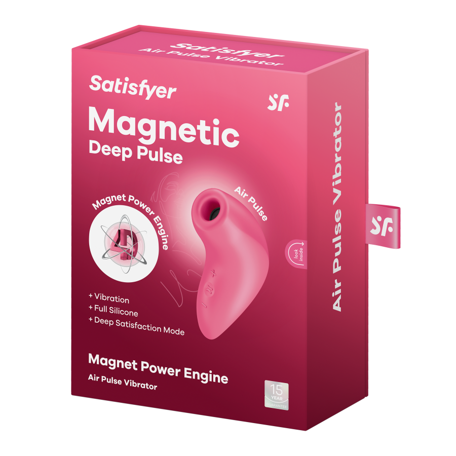 Satisfyer Magnetic Deep Air Pulse Vibrator - Thorn & Feather