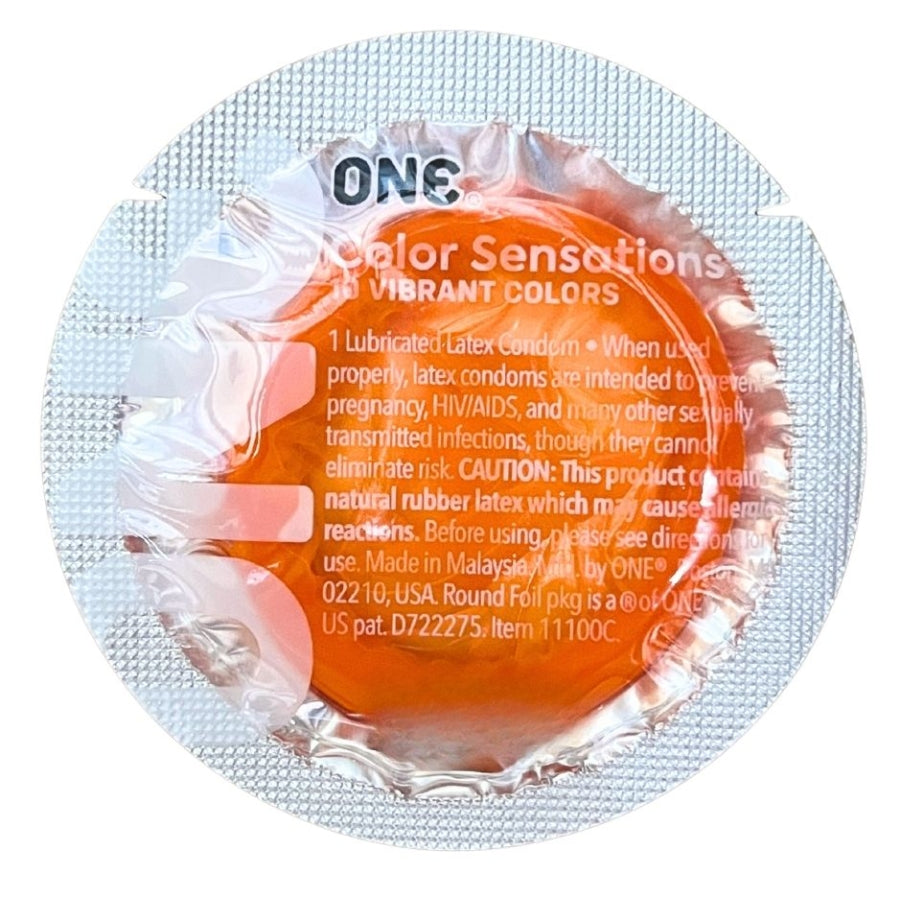 ONE Color Sensations Condoms - Bulk Each