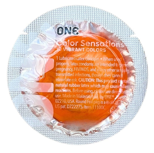 ONE Color Sensations Condoms - Bulk Each
