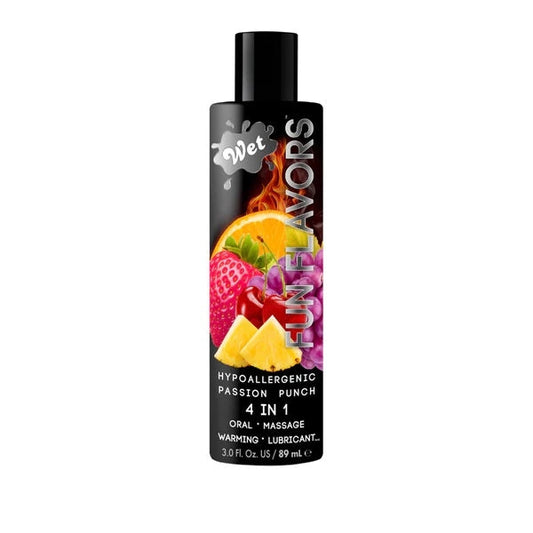 Wet Fun Flavors Warming Lubricant - 3.0 Fl.oz/89mL