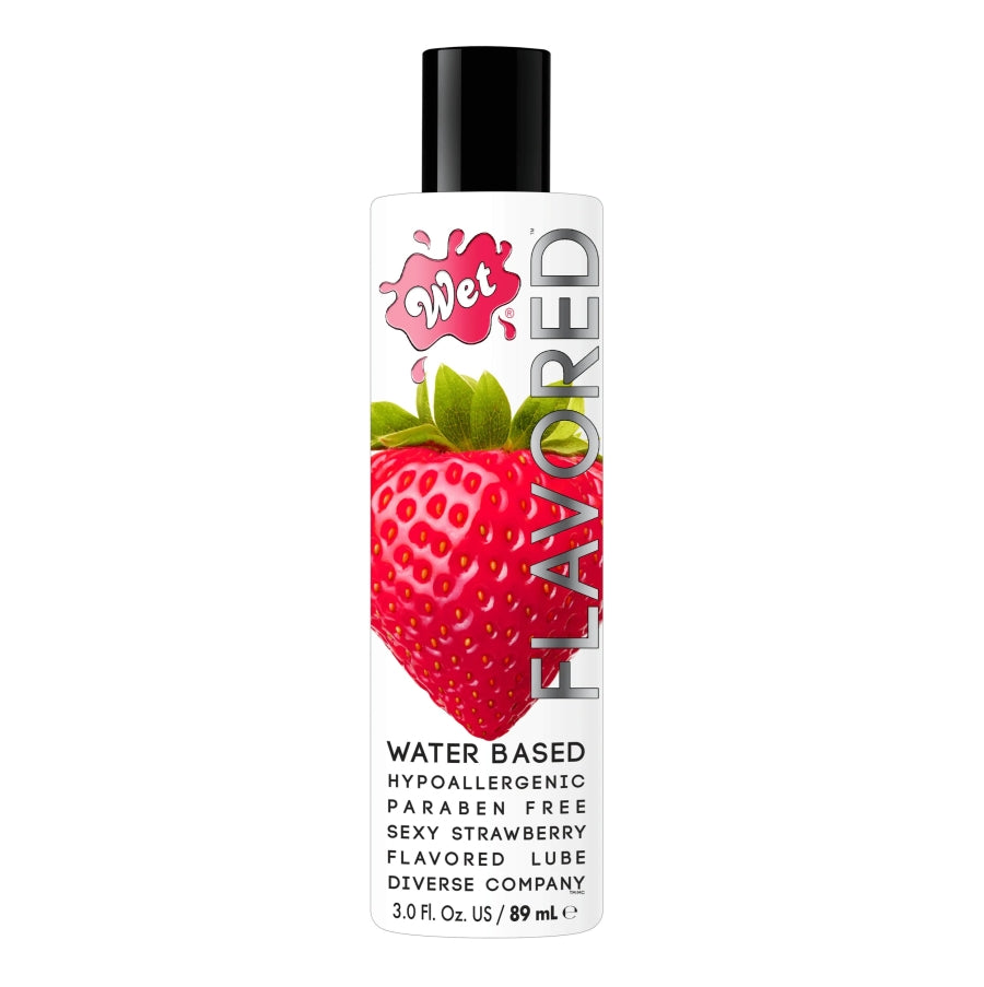 Wet Water Based Flavored Lubricant - 3.0 Fl.oz/89mL