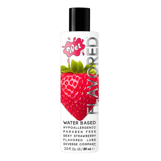 Wet Water Based Flavored Lubricant - 3.0 Fl.oz/89mL