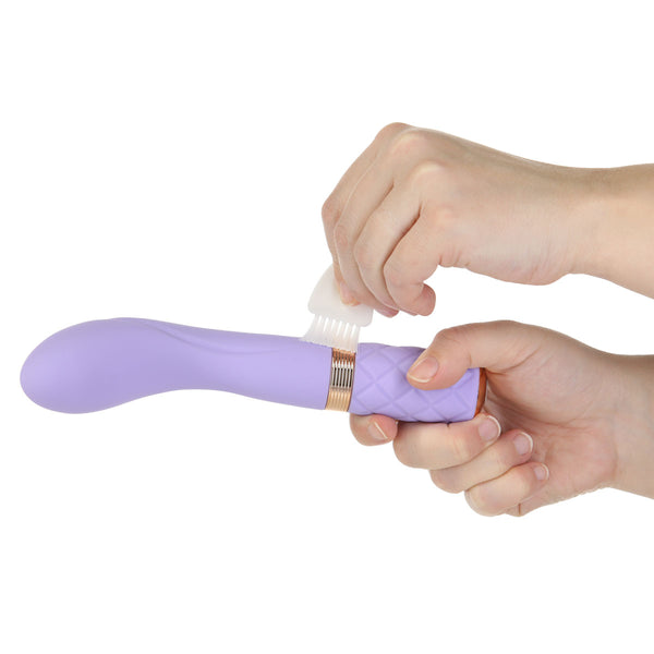 Pillow Talk Sassy Luxurious Rechargeable G-Spot Massager - Purple - Thorn & Feather