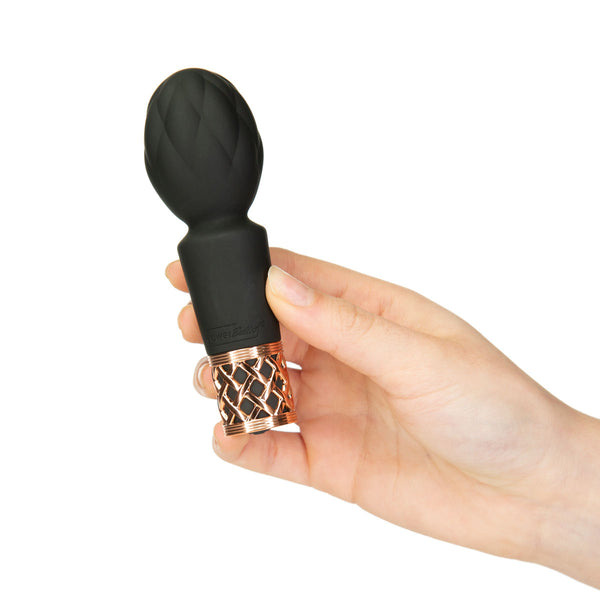 Pillow Talk Secrets Pleasure Clitoral Vibrator Wand - Black - Thorn & Feather