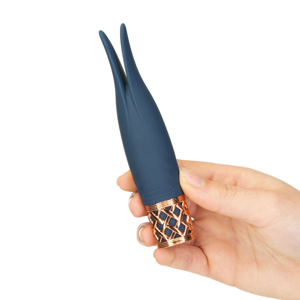 Pillow Talk Secrets Playful Clitoral Vibrator - Navy - Thorn & Feather