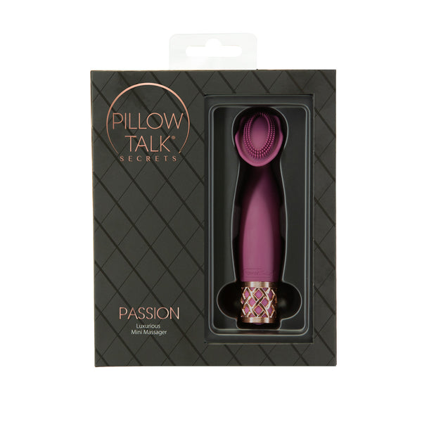 Pillow Talk Secrets Passion Clitoral Vibrator - Wine - Thorn & Feather