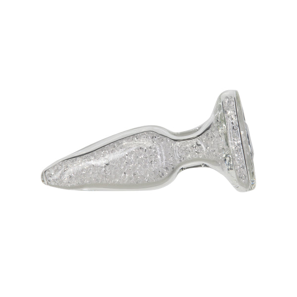 Pillow Talk Fancy Luxurious Glass Anal Plug - Thorn & Feather