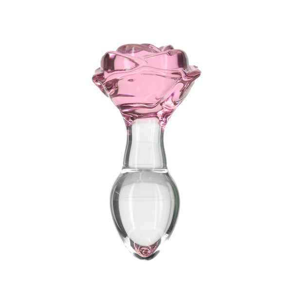 Pillow Talk Rosy Luxurious Glass Anal Plug - Thorn & Feather