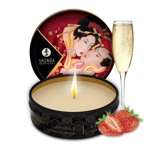 Shunga Mini Caress Candlelight Massage Candle - 30 ml / 1 oz. - Thorn & Feather