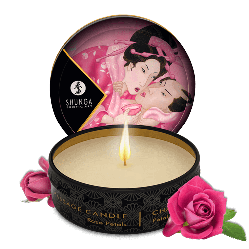 Shunga Mini Caress Candlelight Massage Candle - 30 ml / 1 oz. - Thorn & Feather