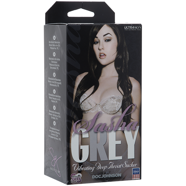 Signature Strokers Sasha Grey Vibrating Deep Throat Sucker - Thorn & Feather