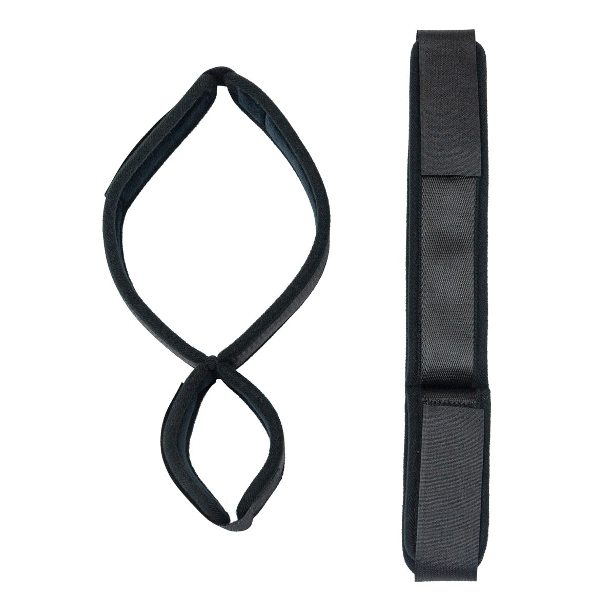 Punishment Thigh to Wrist Restraints - Black