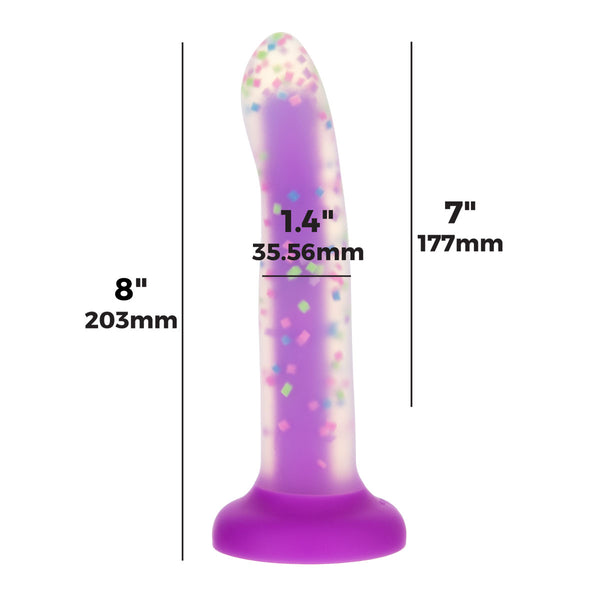 Rave by Addiction 8" Bendable Glow in the Dark Dildo