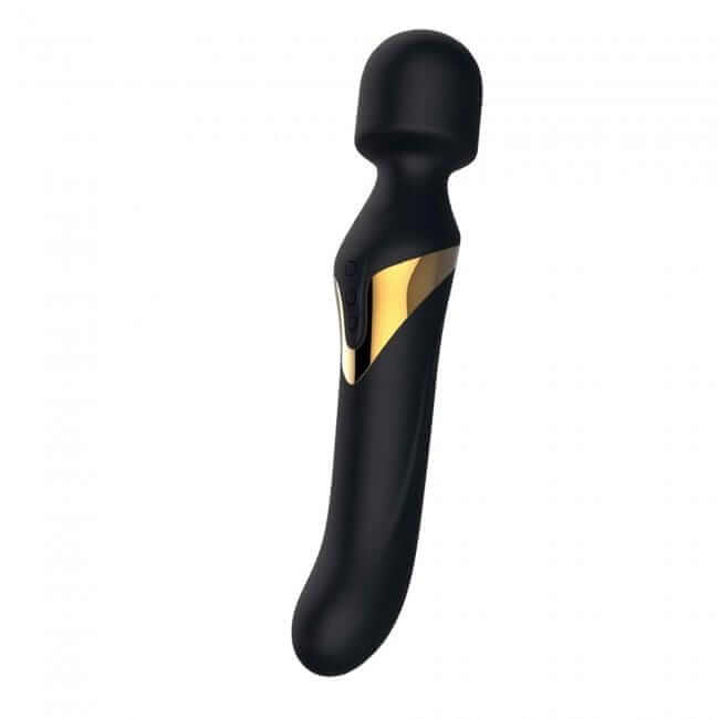 Dual Orgasms Stimulator Massager - Black & Gold - Thorn & Feather