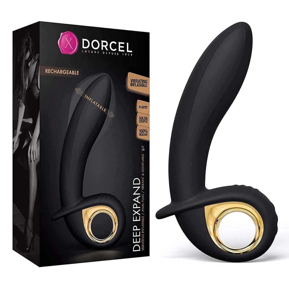 Deep Expand 2 In 1 Inflatable Vaginal And Anal Vibrator - Thorn & Feather